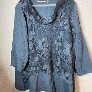 Soft Surroundings AVA Tunic Top Sz L